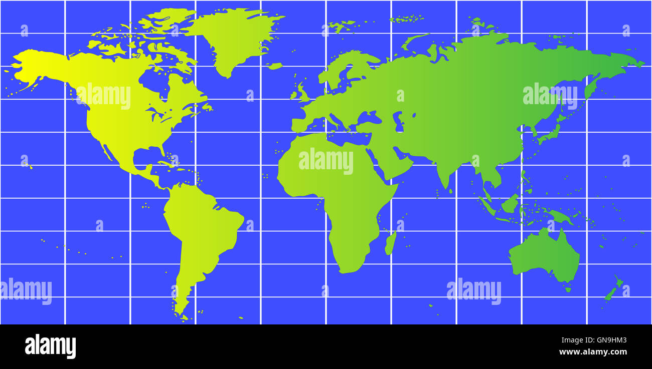 Weltkarte Stockfoto