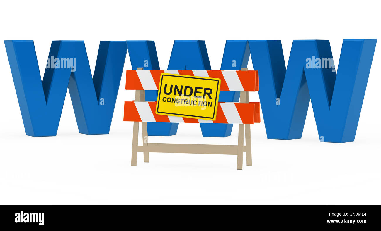 Www im Bau Stockfoto Www im Bau Stockfoto