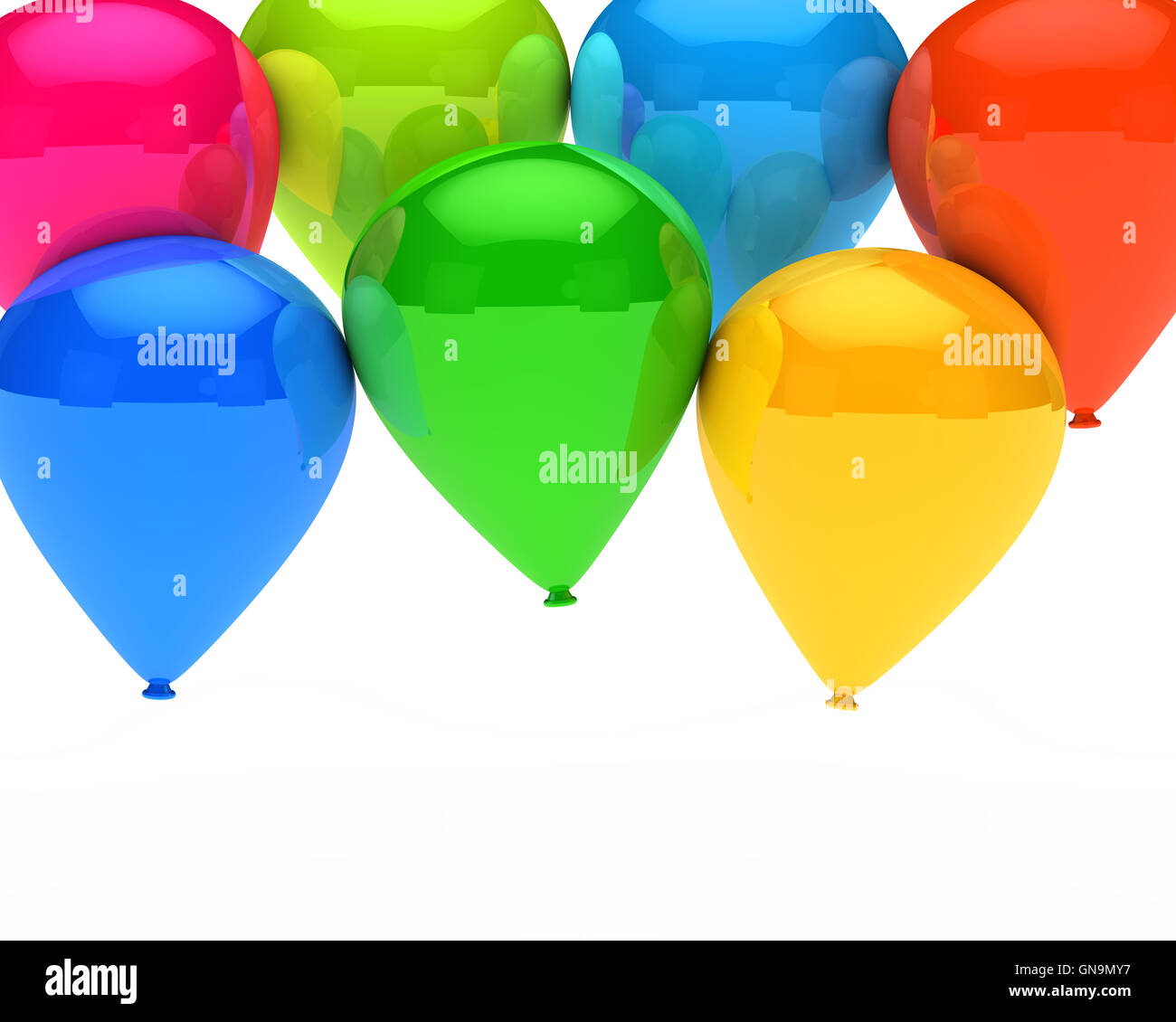 bunte Luftballons Stockfoto bunte Luftballons Stockfoto