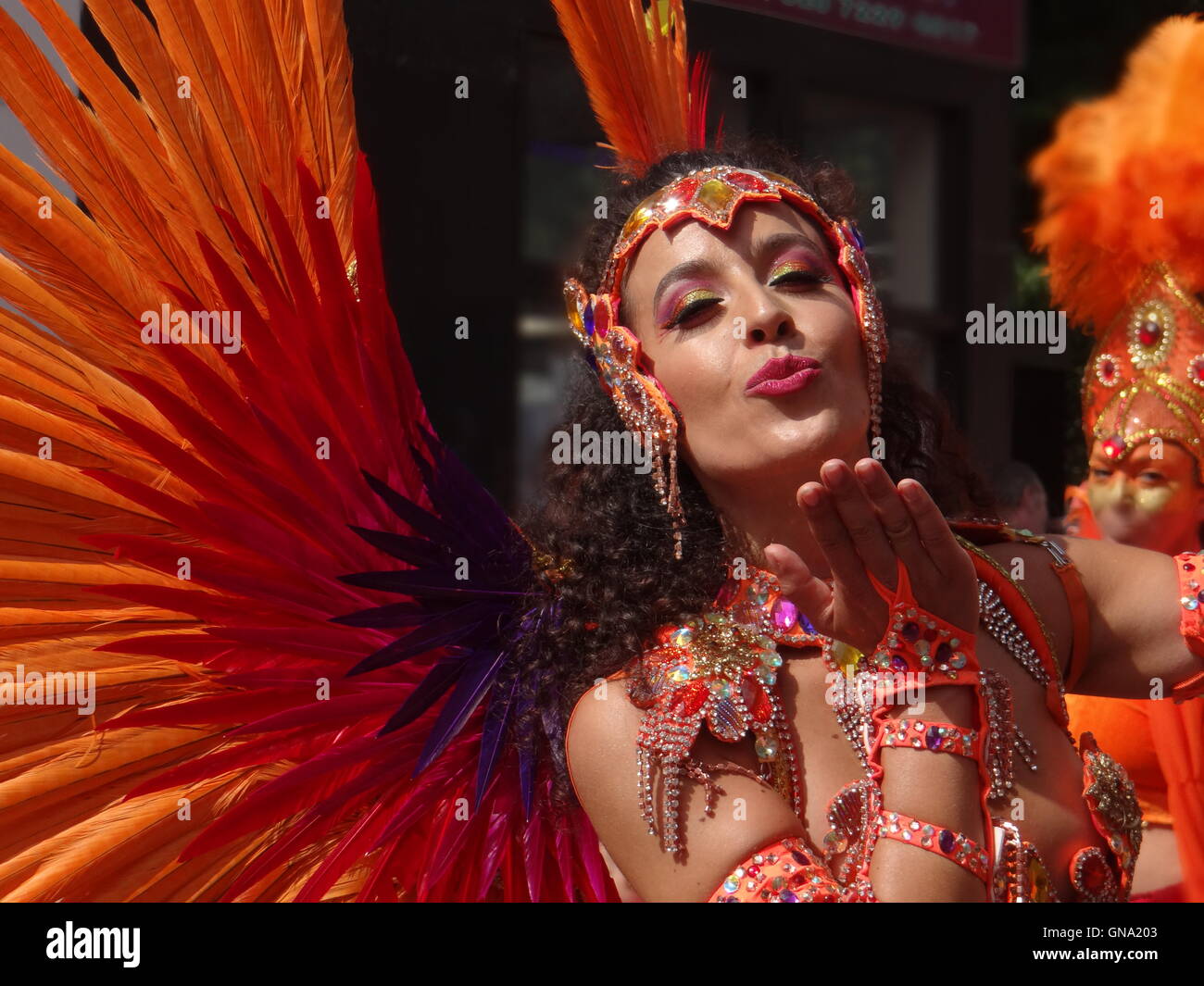 Notting Hill Carnival Finale Grande Parade 29. August 2016, Notting Hill, London, UK Credit: Nastia M/Alamy Live-Nachrichten Stockfoto