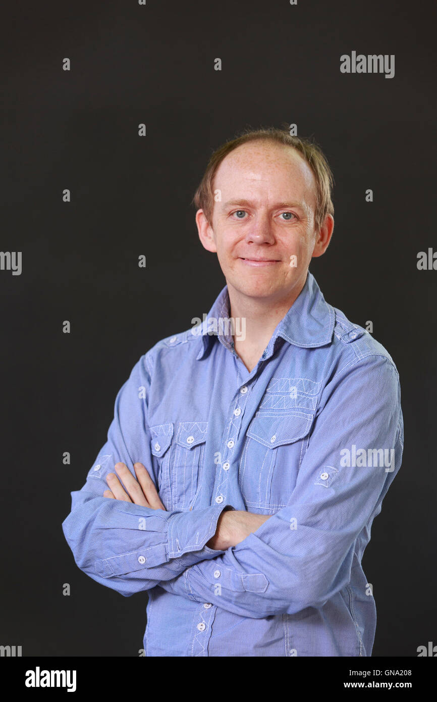Edinburgh, UK. 29. August 2016. Edinburgh International Book Festival 17. Tag. Edinburgh International Book Festival findet statt in Charlotte Square Gardens. Edinburgh. Abgebildete Thomas Clark. Pako Mera/Alamy Live-Nachrichten Stockfoto