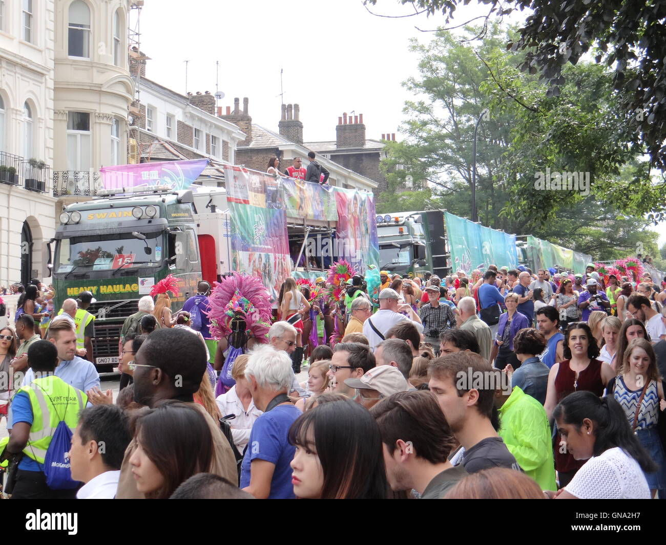 Notting Hill Carnival Finale Grande Parade 29. August 2016, Notting Hill, London, UK Credit: Nastia M/Alamy Live-Nachrichten Stockfoto