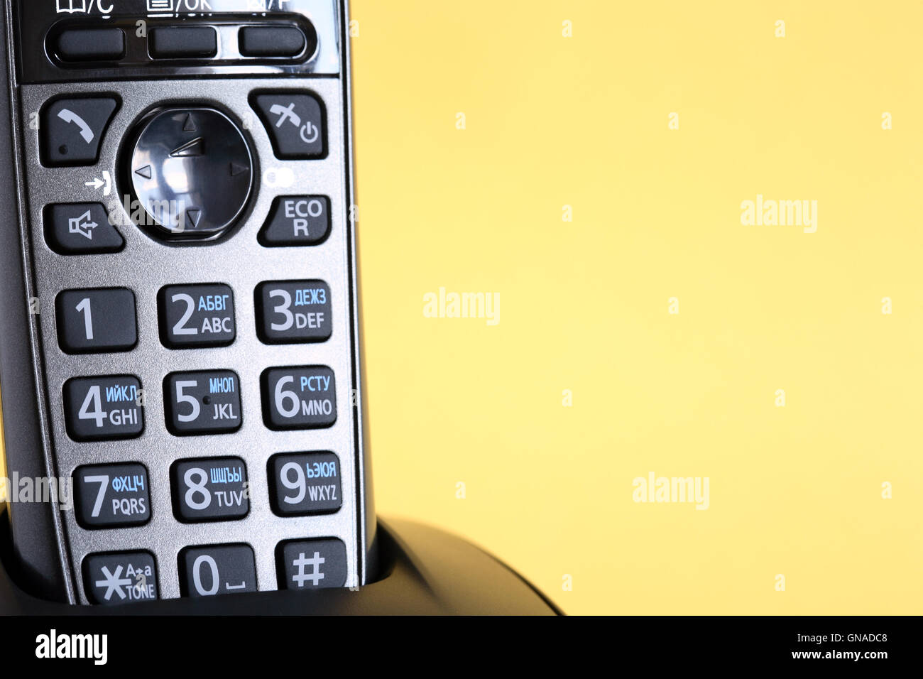 Schnurloses Telefon Stockfoto