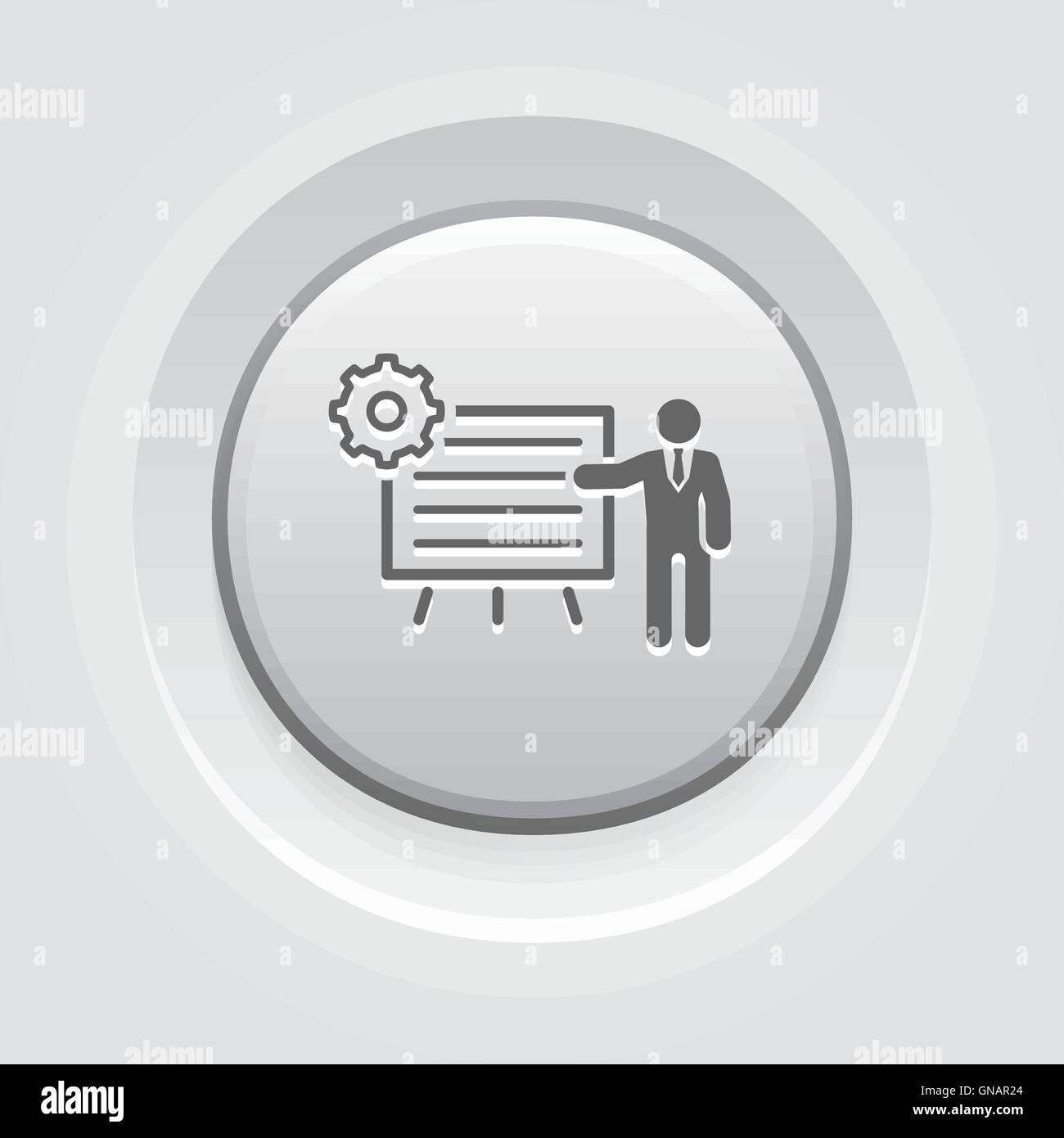 Business Prozesse Icon Stock Vektor