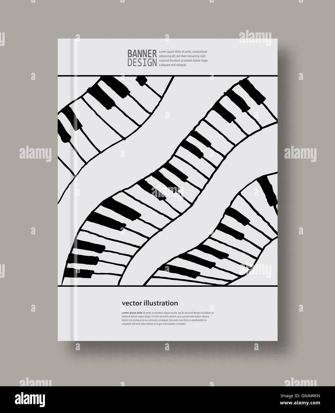 Reihe von abstrakten Design-Vorlagen. Stock Vektor