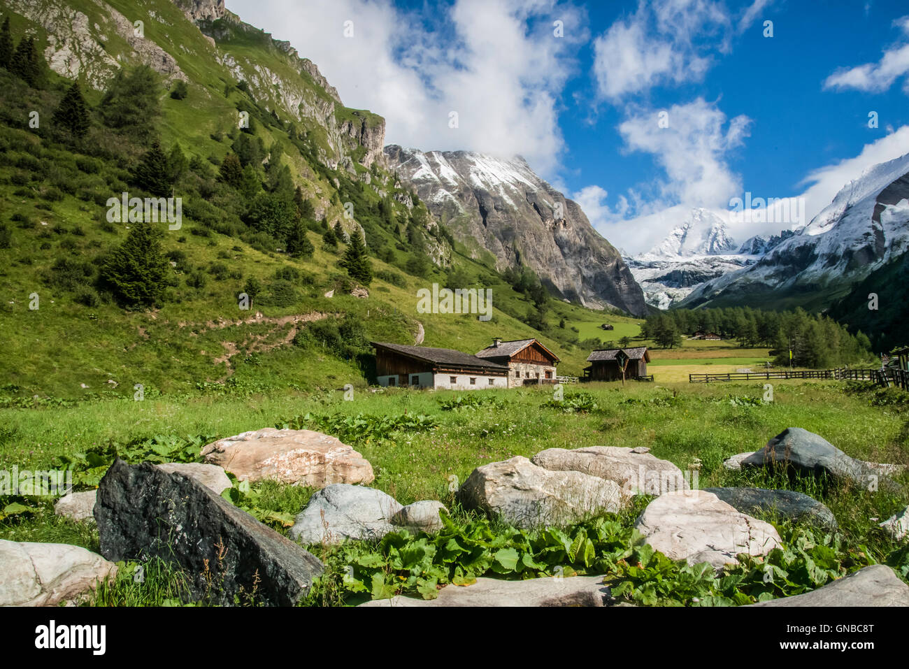 Die grobe Glockner 3798m. Stockfoto