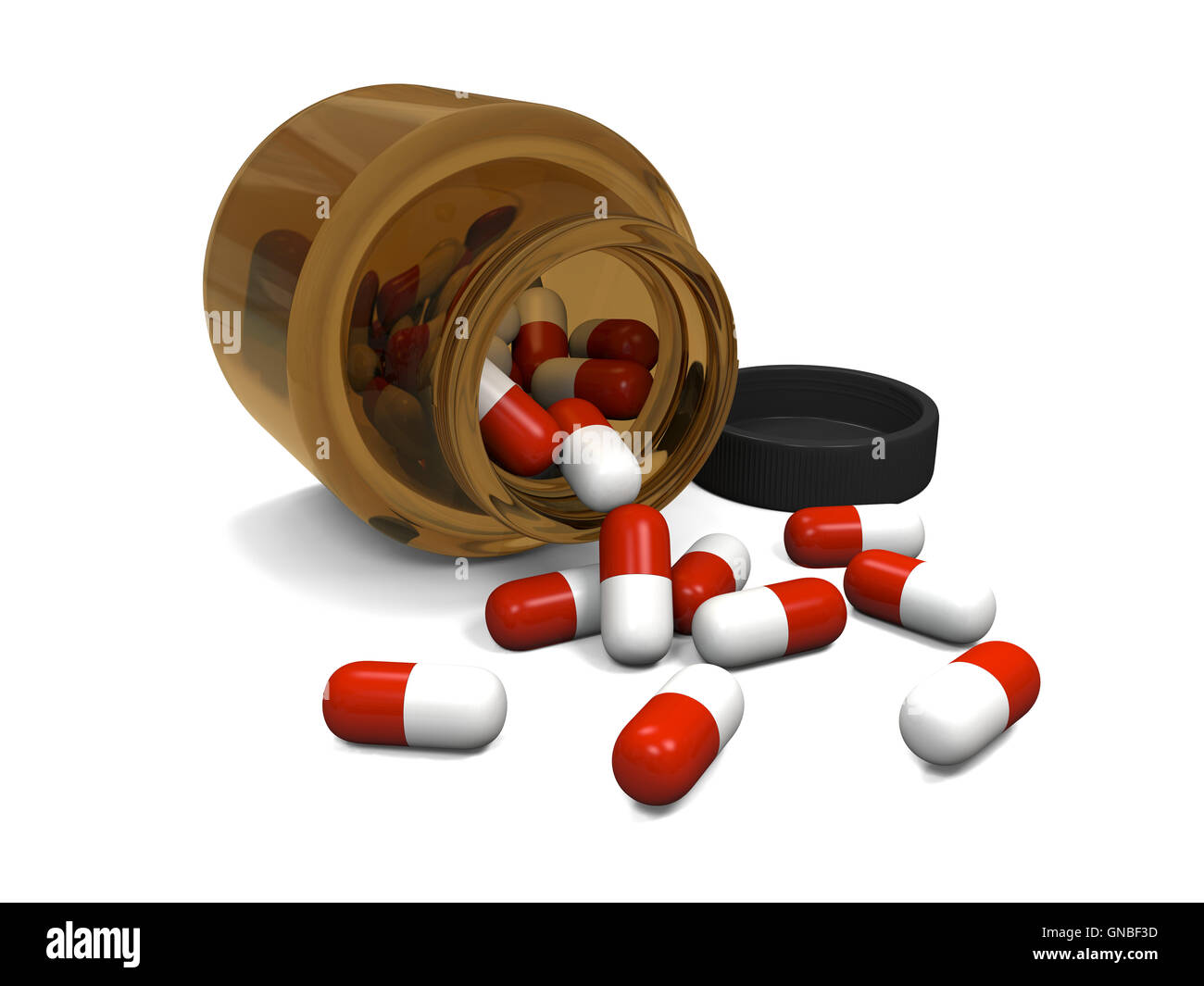 Pillen Stockfoto