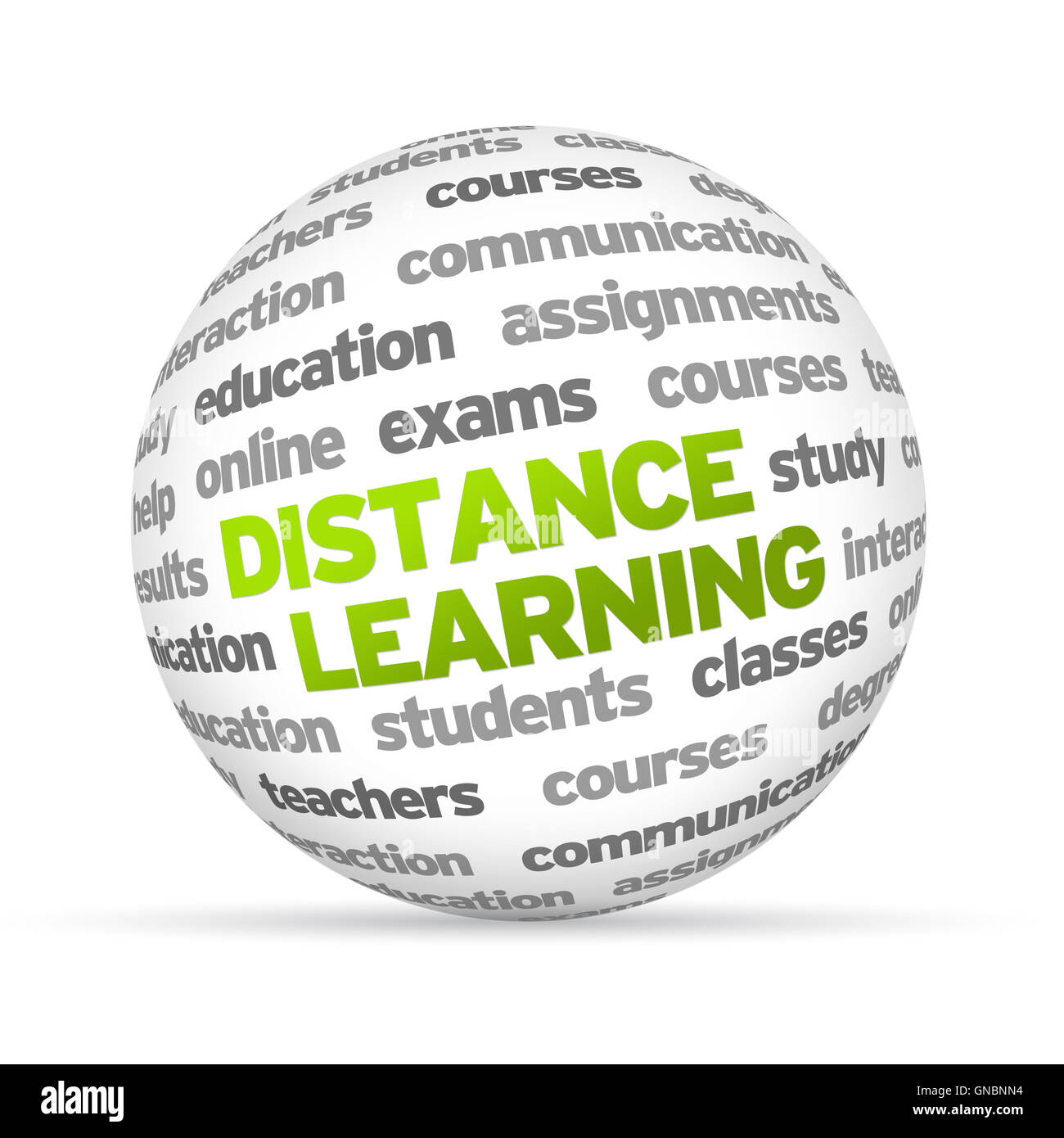 Distance Learning Stockfoto