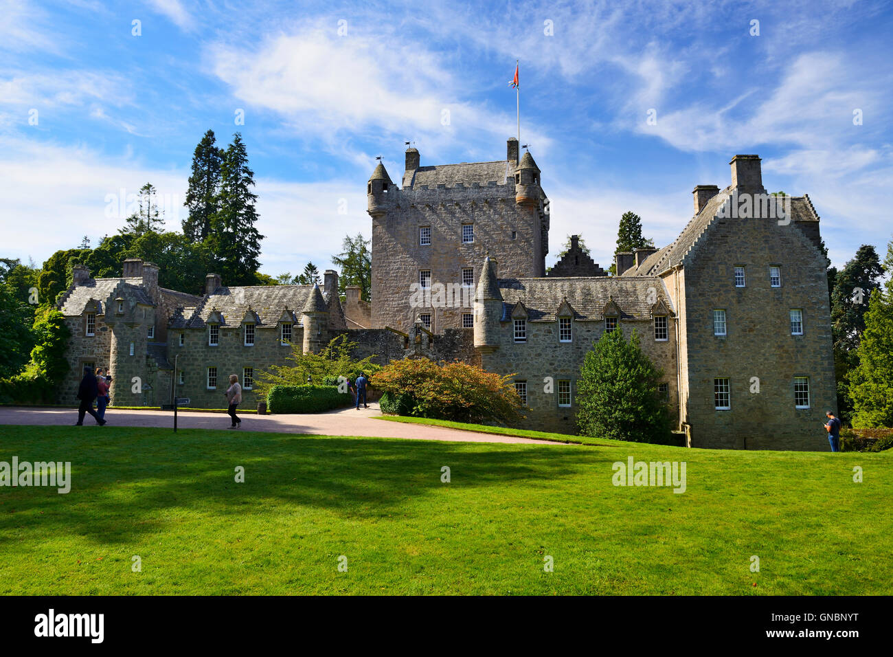Cawdor Castle in der Nähe von Nairn bei Inverness-Shire, Scotland Stockfoto