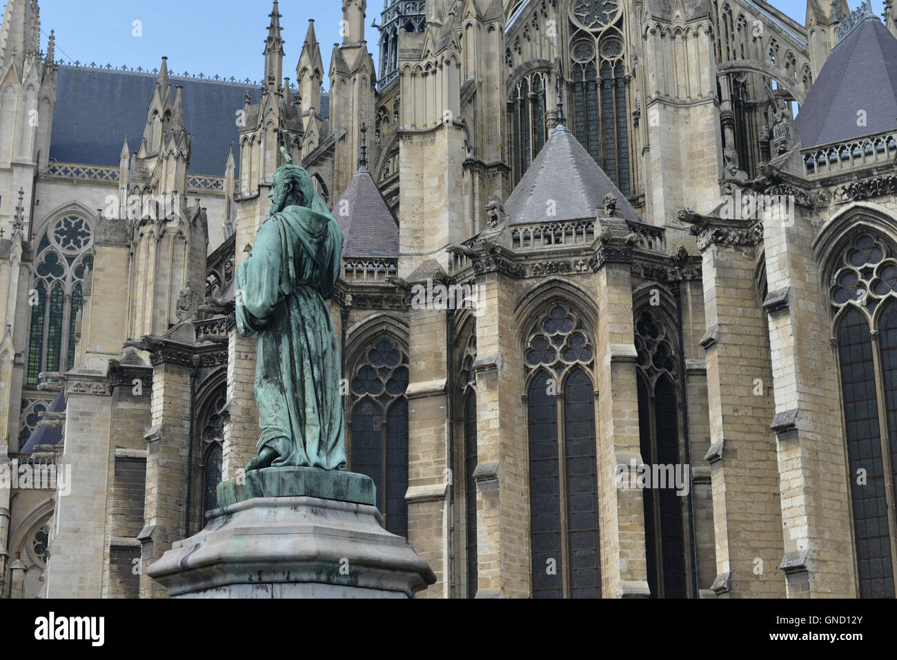 Kathedrale unserer lieben Frau von Amiens, UNESCO-Weltkulturerbe, Amiens, Somme-Abteilung, Picardie, Frankreich Stockfoto