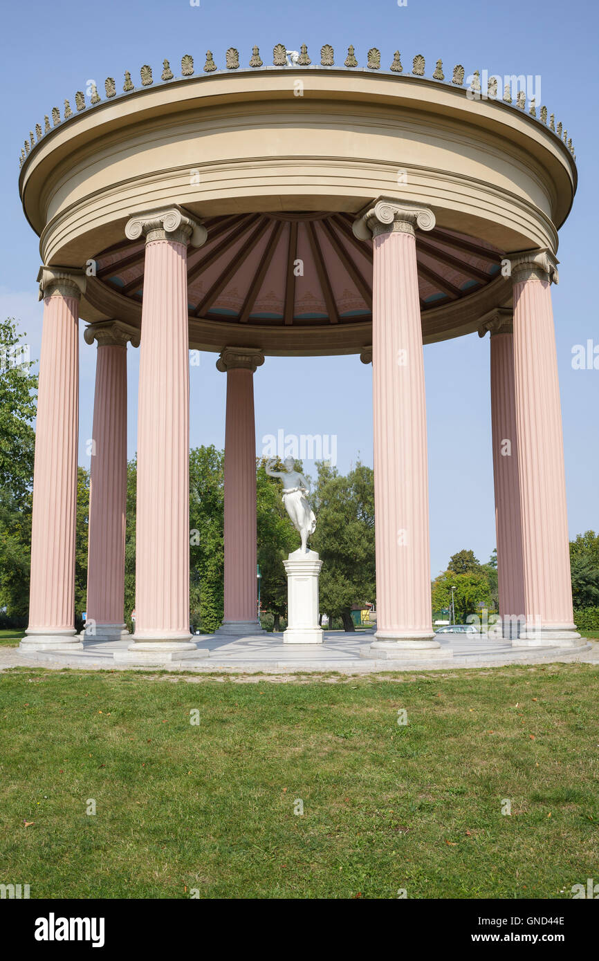 Hebe-Tempel, Neustrelitz, Mecklenburg-Vorpommern, Deutschland Stockfoto