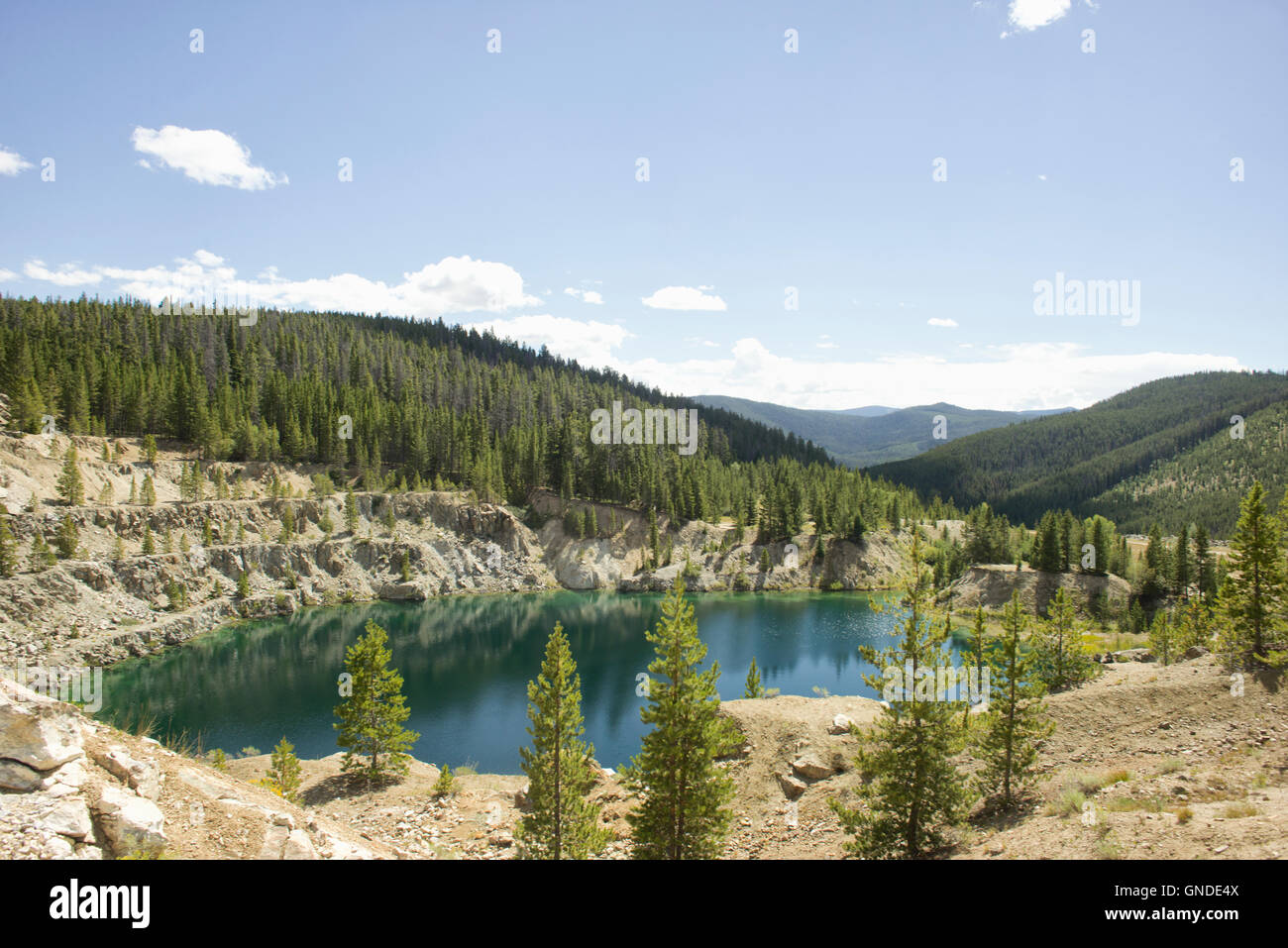 Calvert Hill Wolfram Mine See in Beaverhead County, Montana. Stockfoto