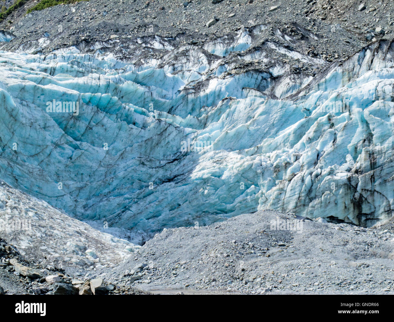 Fox Glacier, Südinsel, Neuseeland Stockfoto