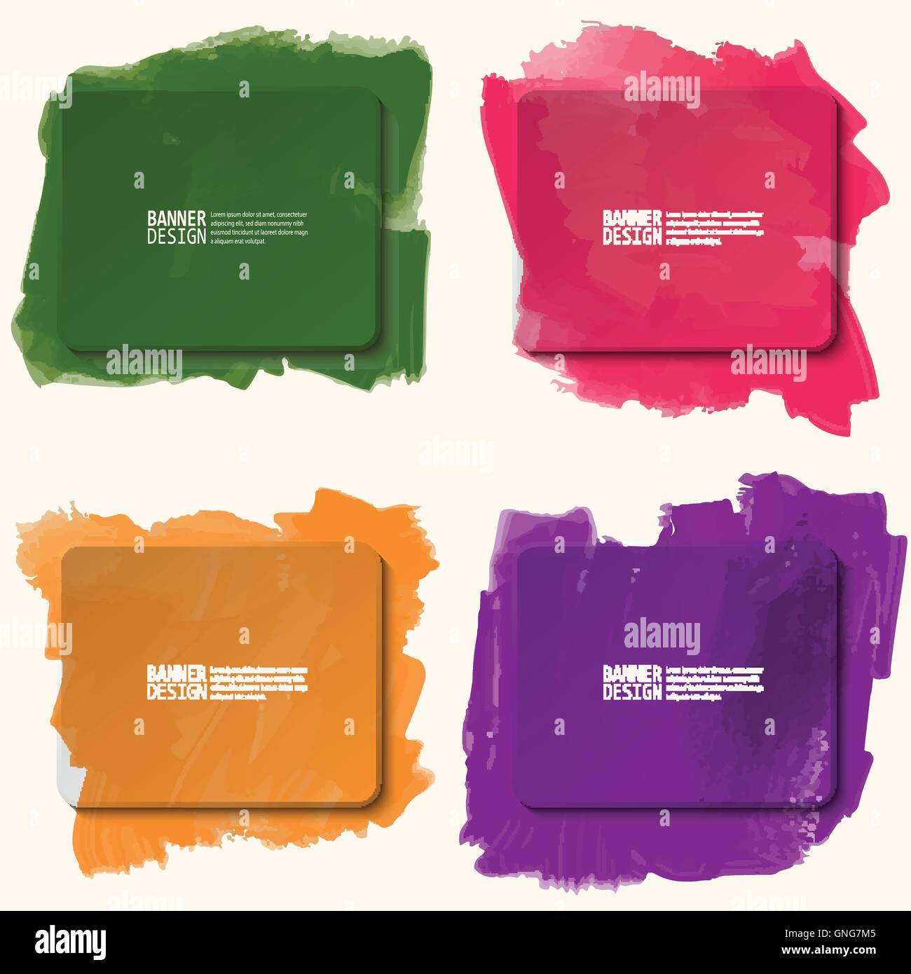 Abstrakten künstlerischen Hintergrund mit Farbe Element. Stock Vektor