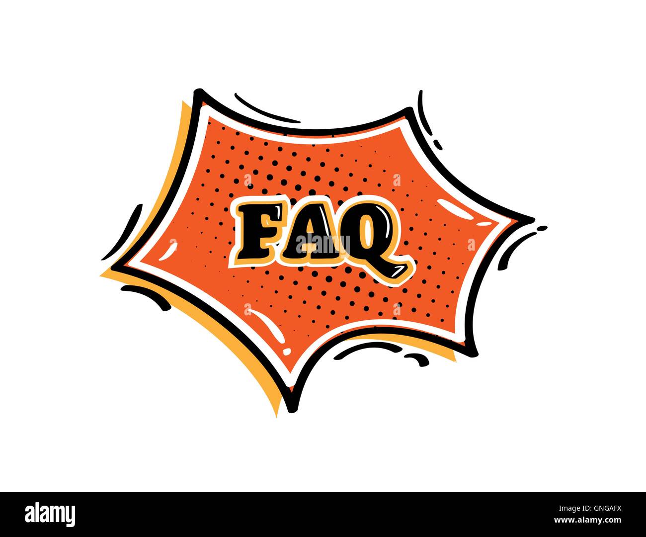 Retro clipart illustration questions Stock-Vektorgrafiken kaufen - Alamy