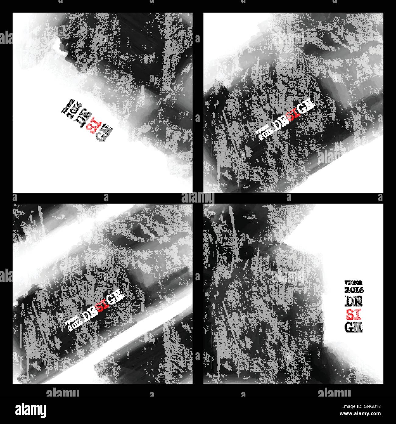 Abstrakte Inkblot Hintergrund. Stock Vektor