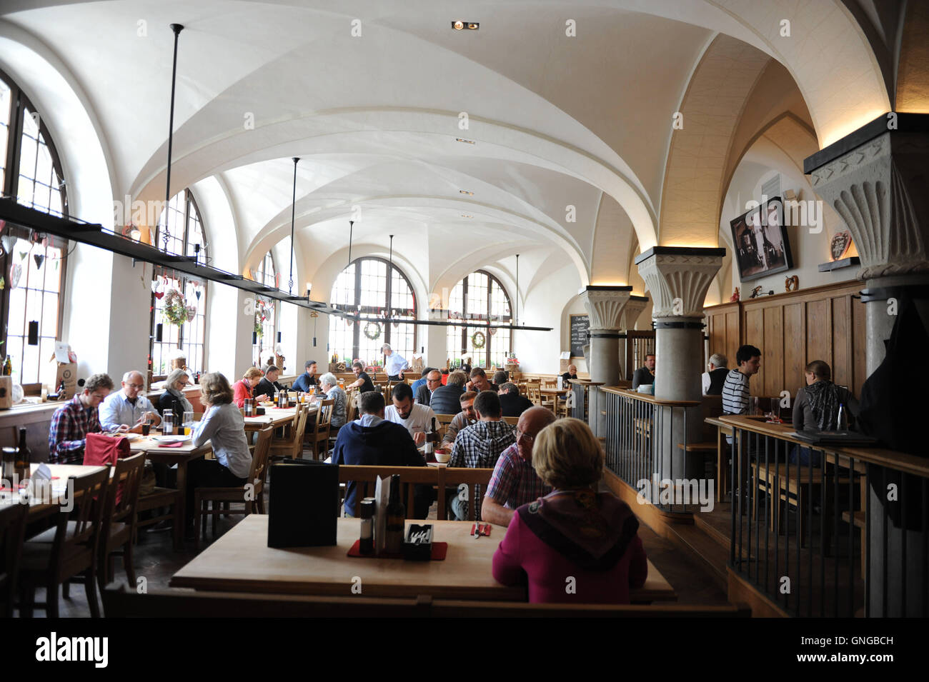 Der Paulaner-Braeuhaus in München, 2014 Stockfotografie - Alamy
