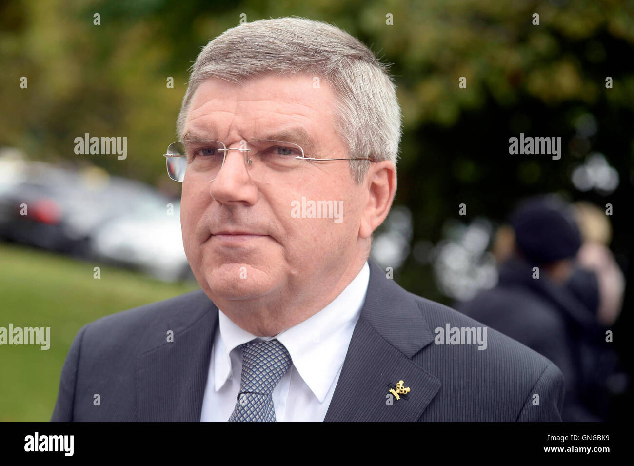 Beerdigung von Joachim Fuchsberger in Grünwald, 2014 Stockfoto