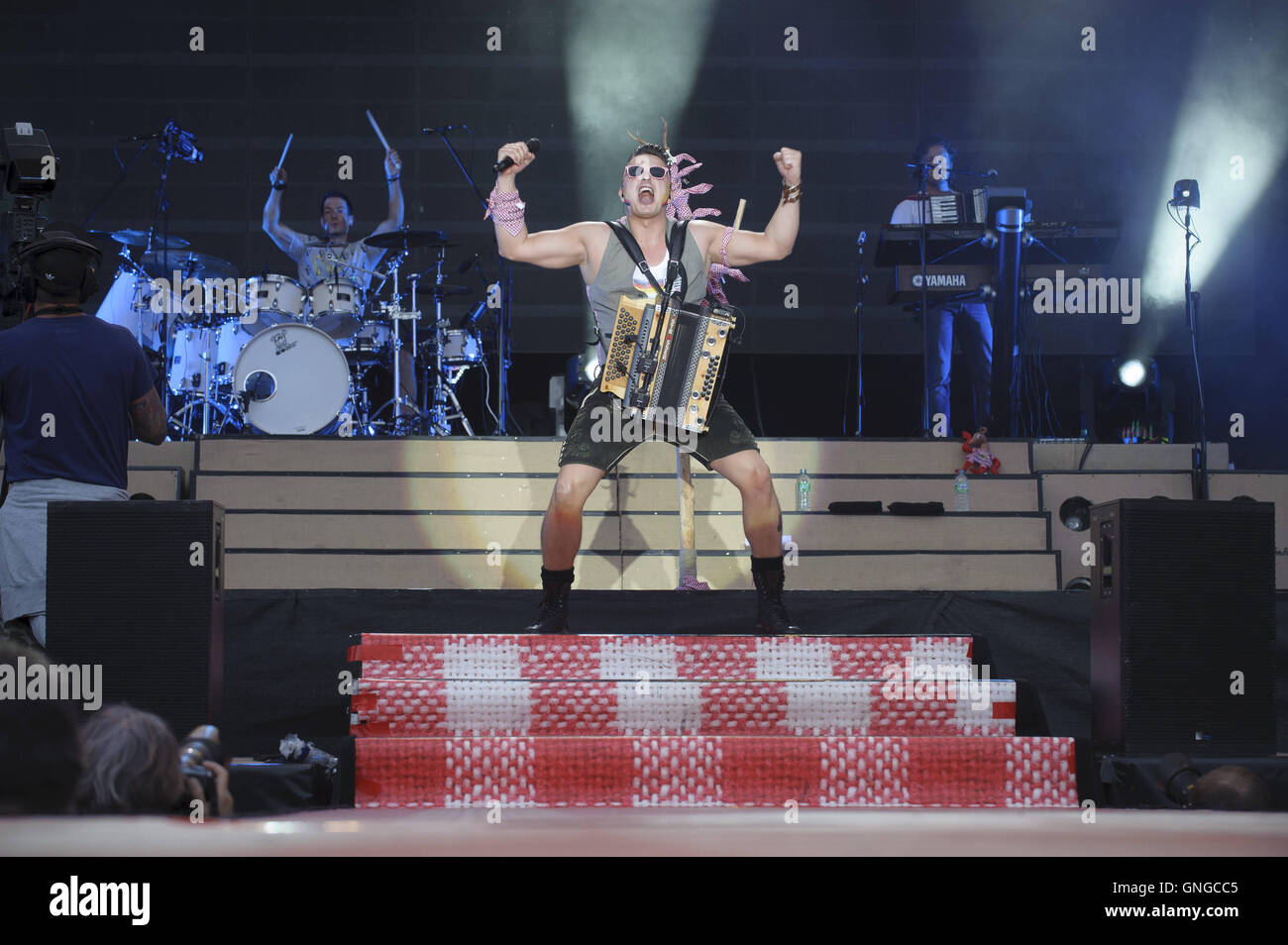 Andreas Gabalier in München, 2014 Stockfoto