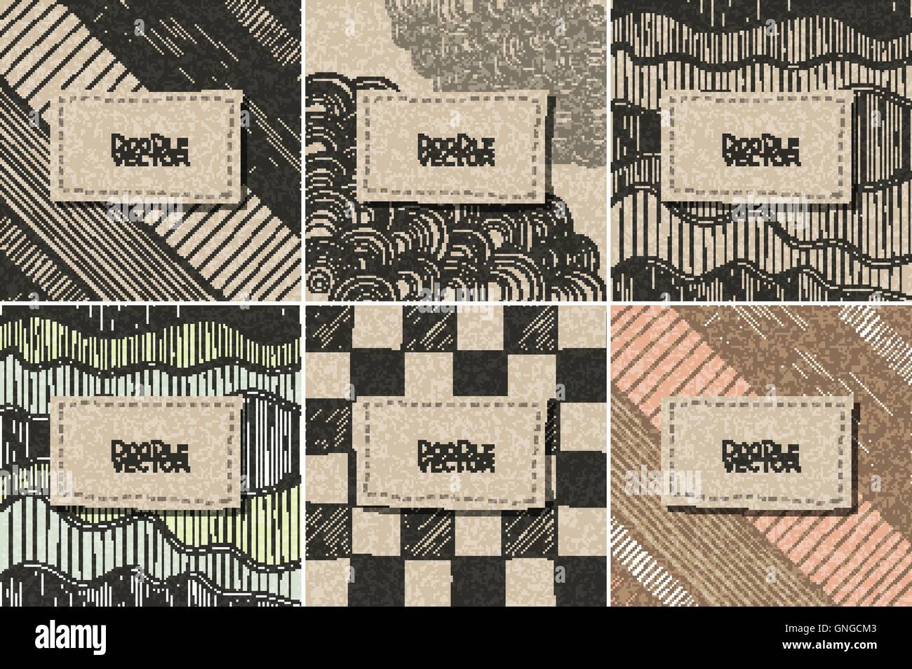 Vektor-Streifen-Muster. Stock Vektor