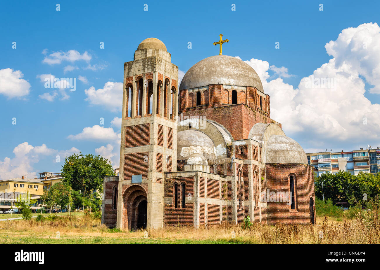 Christus Erlöser-serbische orthodoxe Kathedrale in Pristina, Kosovo Stockfoto