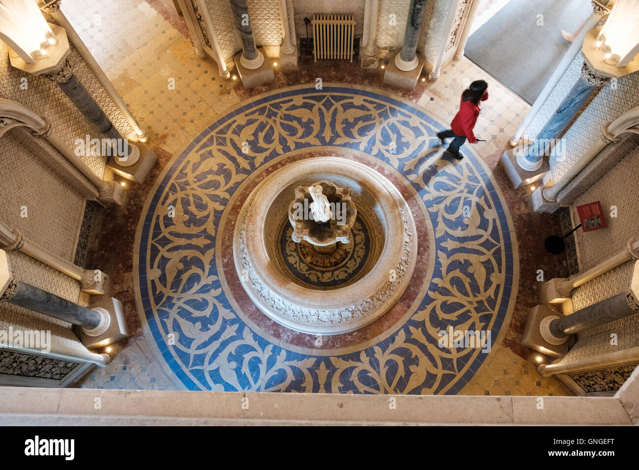 Innenräume des Monserrate Palace in der Nähe von Sintra, Portugal Stockfoto