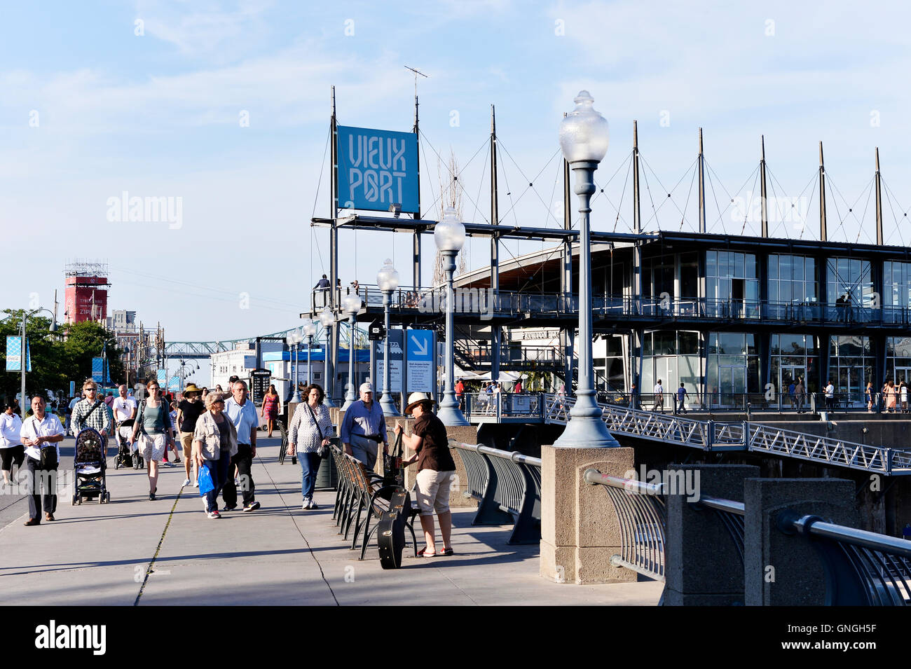 Alten Hafen von Montreal, Kanada Stockfoto