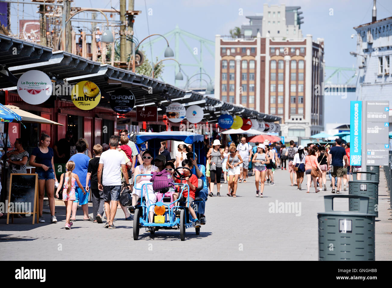 Alten Hafen von Montreal, Kanada Stockfoto