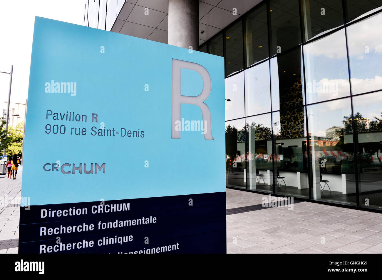 CRCHUM, Universität von Montreal Hospital Research Centre, Kanada Stockfoto