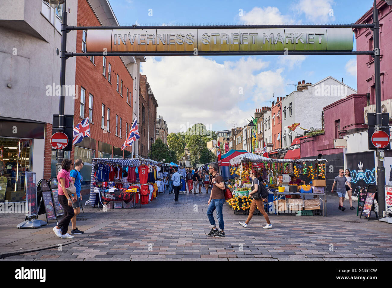 Inverness Street Market, Camden, London, UK Stockfoto