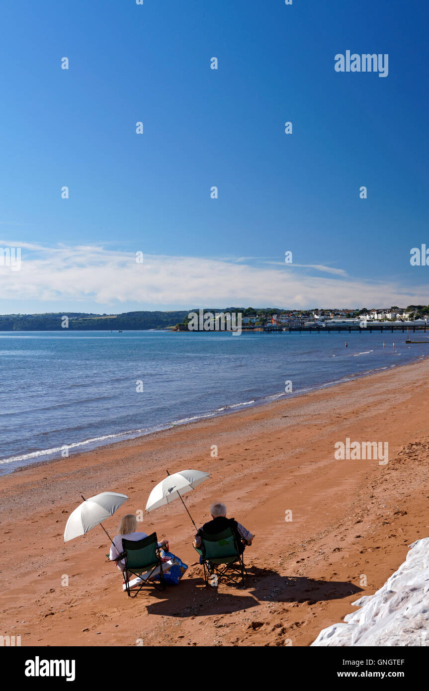 Preston Tor Bay Sands, Paignton, Devon, England. Stockfoto