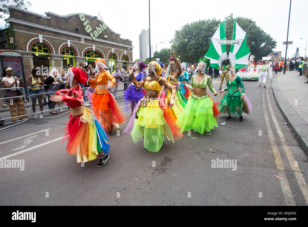 Notting Hill Carnival Westbourne Park London 2016 Nottinghill Stockfoto