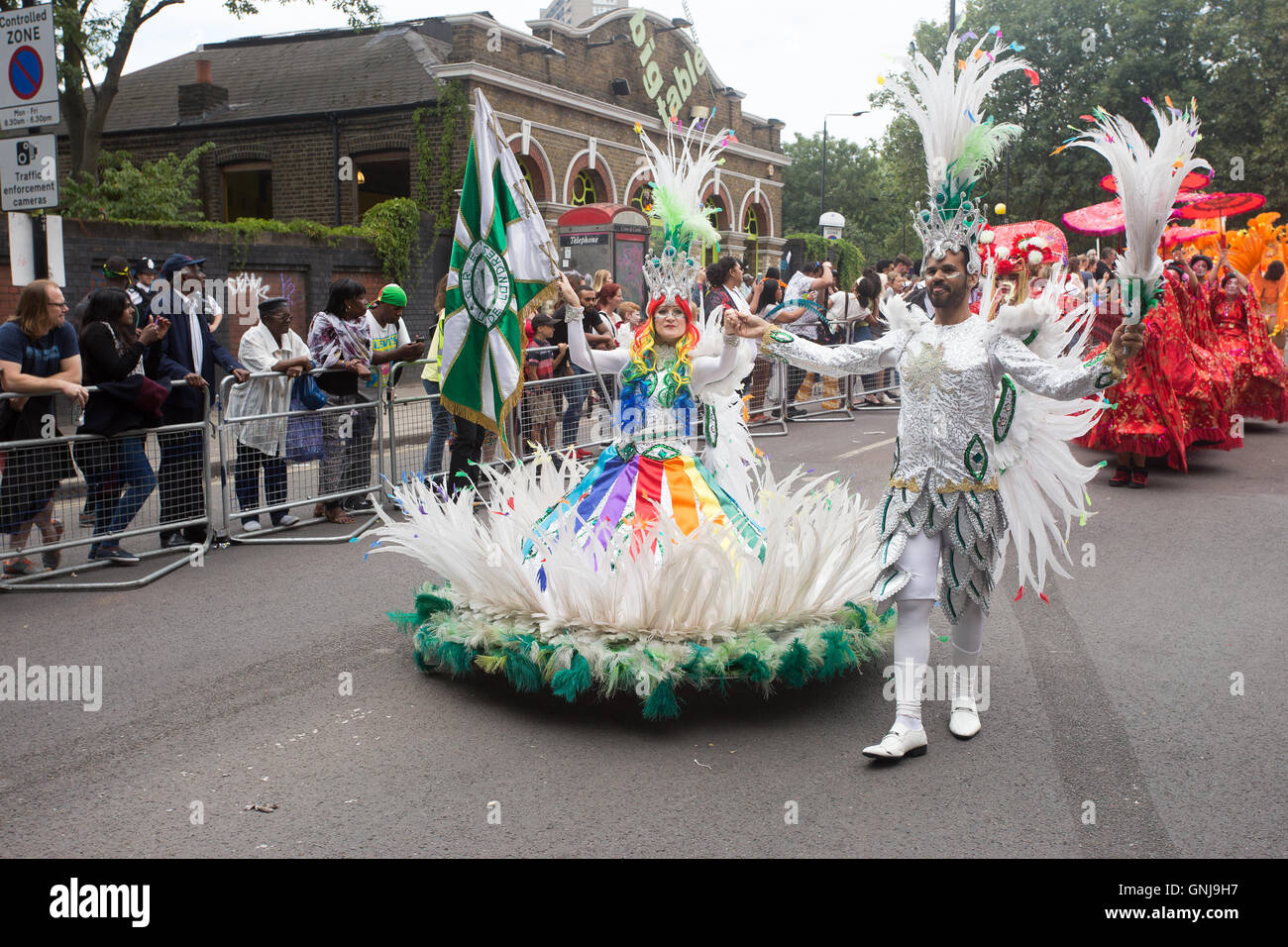 Notting Hill Carnival Westbourne Park London 2016 Nottinghill Stockfoto