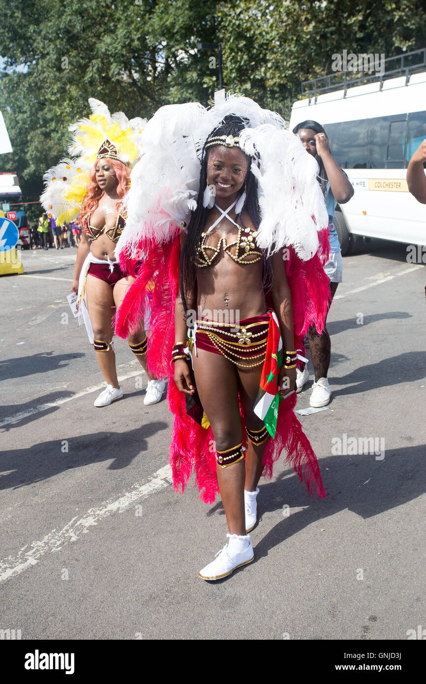 Notting Hill Carnival Westbourne Park London 2016 Nottinghill Stockfoto