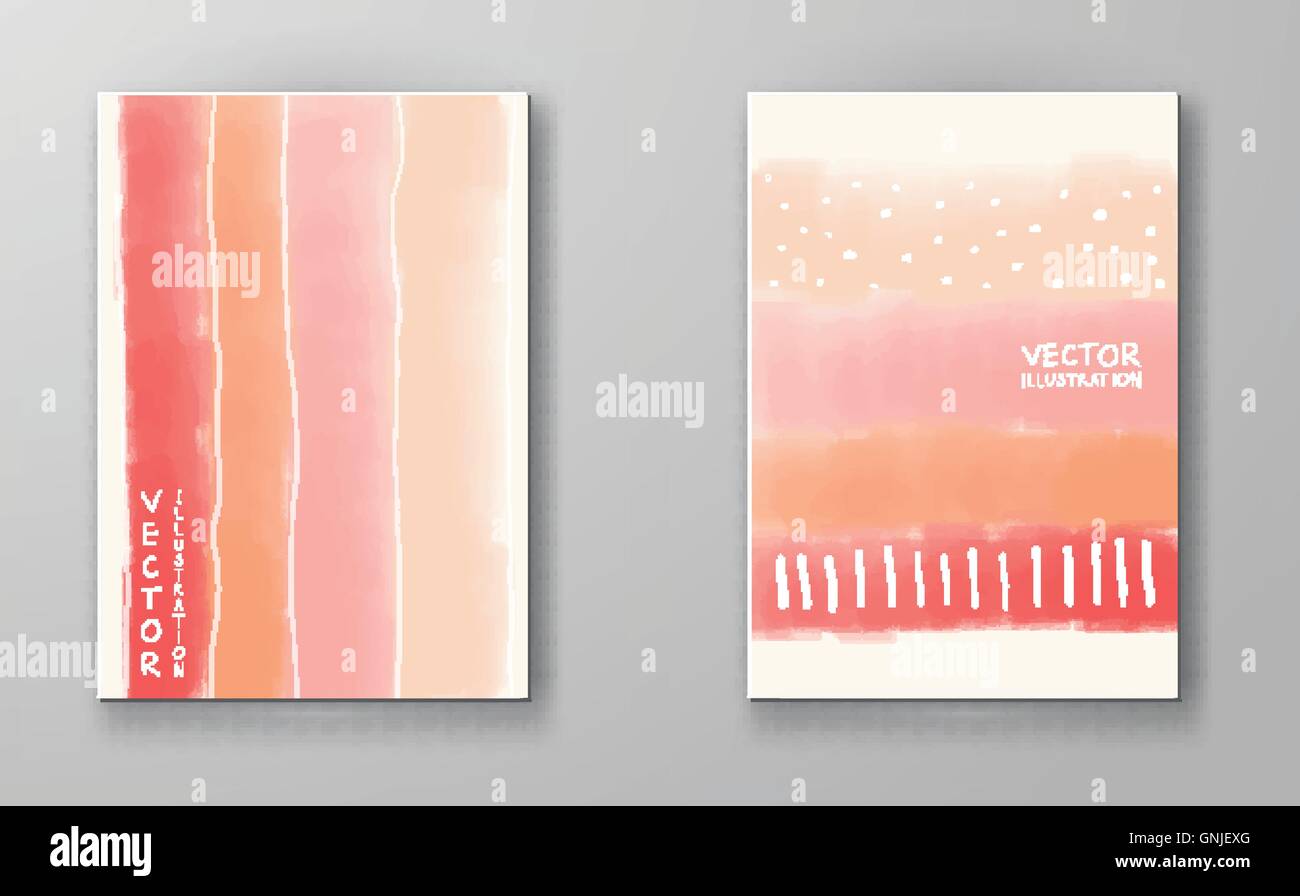 Broschüre mit bunten erlauben Hintergründe. Stock Vektor