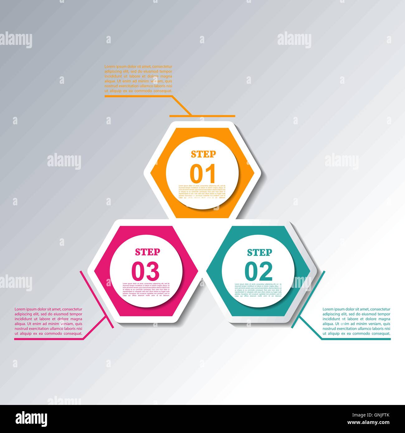 Setzen der Elemente für Infografiken, Vektor-Illustration. Stock Vektor