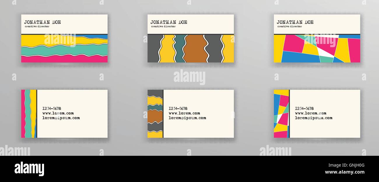 Broschüre mit handgezeichneten Doodle Grenze. Stock Vektor