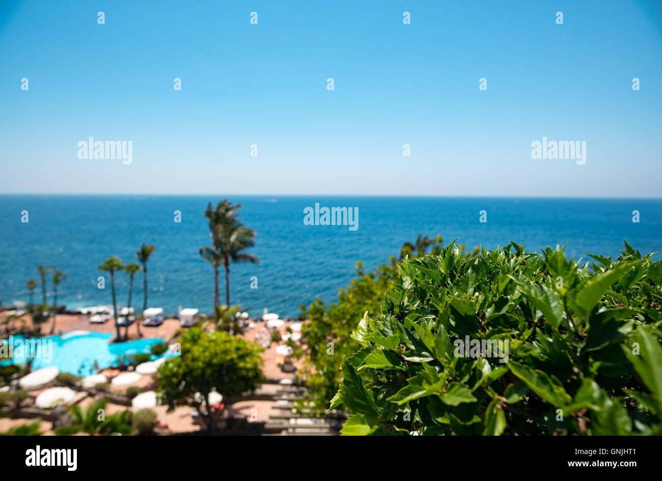 Urlaub Ort Meerseite Stockfoto