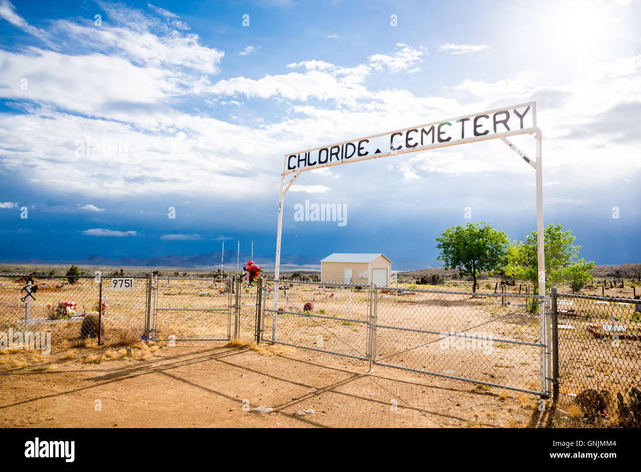 Chlorid-Arizona-Friedhof Stockfoto