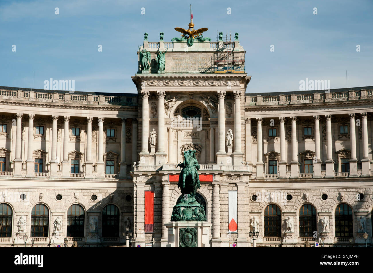 Österreichische Nationalbibliothek - Wien - Österreich Stockfoto