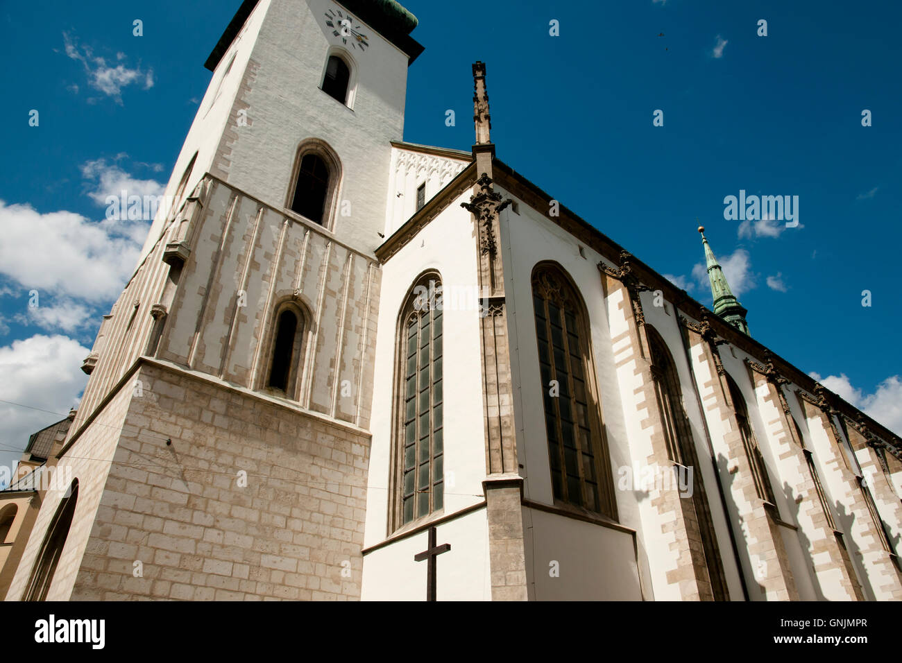 St. James Church - Brünn - Tschechische Republik Stockfoto