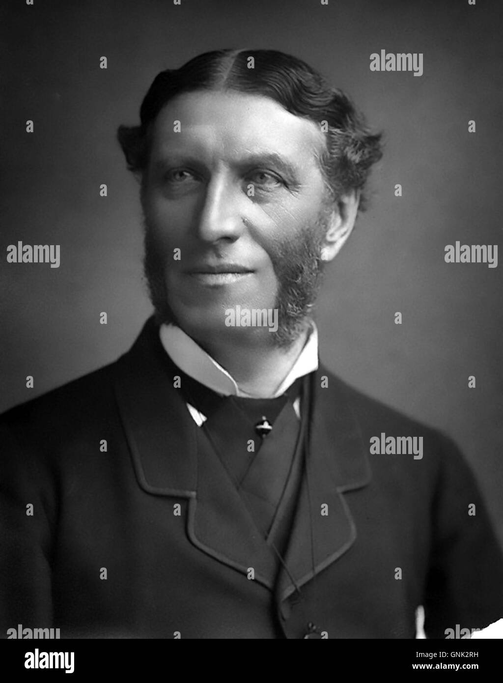 MATTHEW ARNOLD (1822-1888), englischer Dichter und Pädagoge und Inspektor der Schule. Foto Elliott & Braten, ca. 1883 Stockfoto