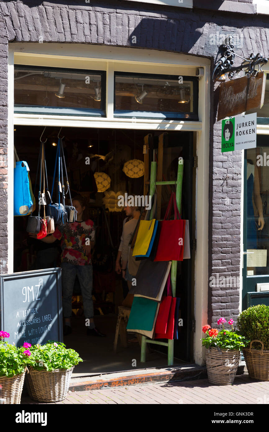 Damen Mode Shop in neun Straßen Einkaufsviertel, Amsterdam Stockfoto