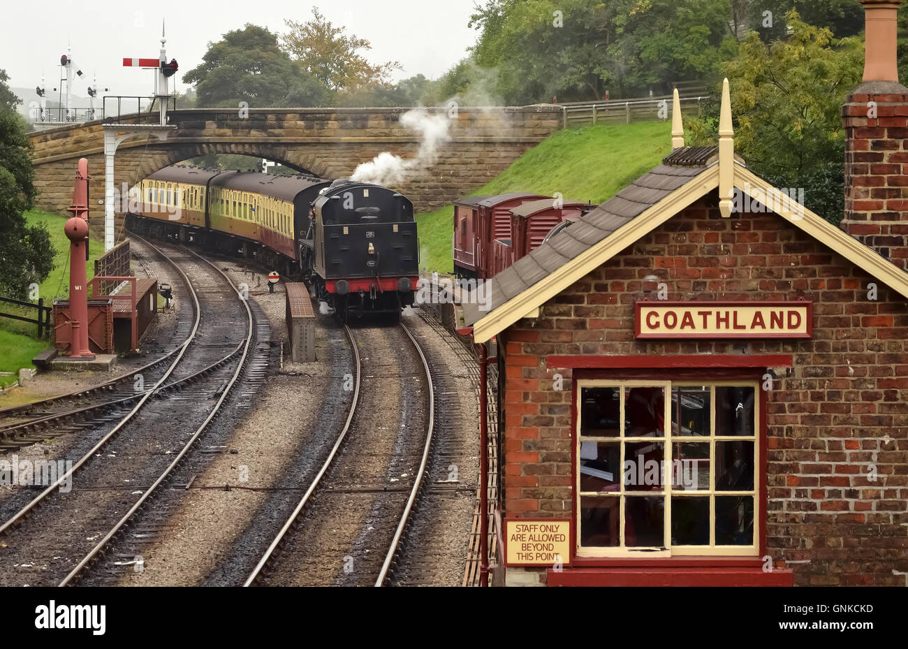 Goathland Station, North Yorkshire Stockfoto