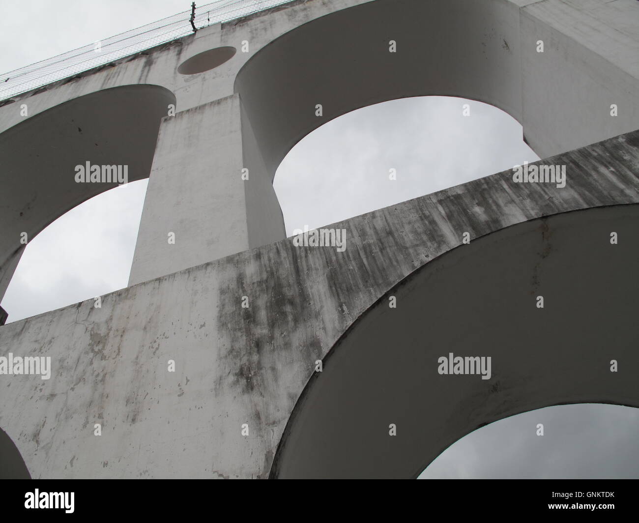 Lapa Bögen Rio De Janeiro Brasilien Aquädukt Stockfoto