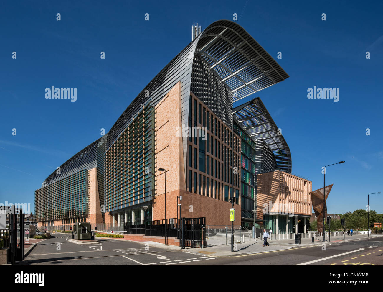 Francis Crick Institut an Midland Road, St Pancras, London Architekten HOK mit PLP Architektur. Stockfoto