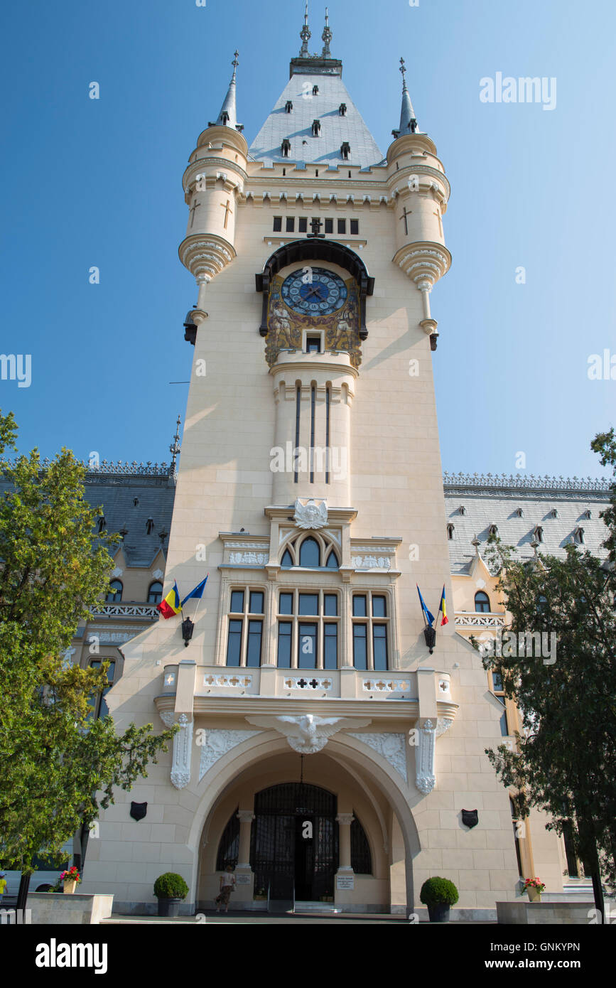 Kulturpalast in Iasi Grafschaft, Rumänien Stockfoto