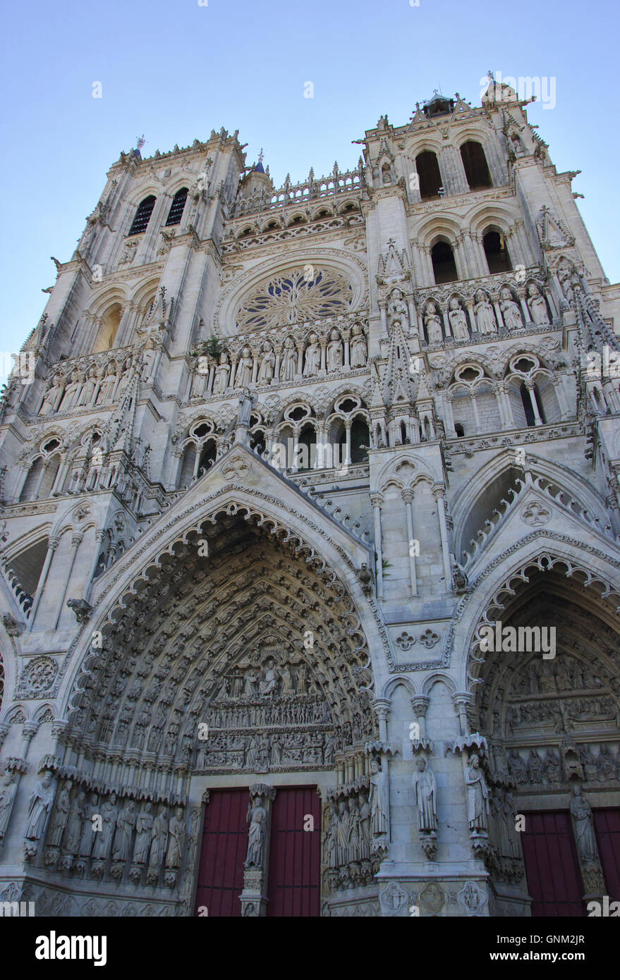 Kathedrale von Amiens, Amiens, Frankreich Stockfoto