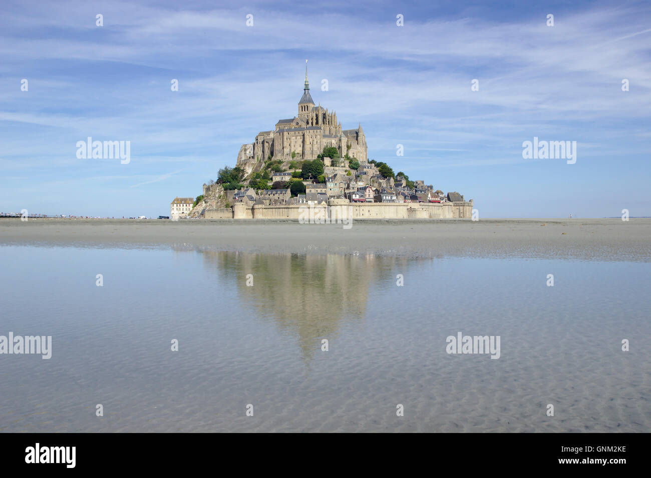 Mont Saint Michel, Normandie, Frankreich Stockfoto