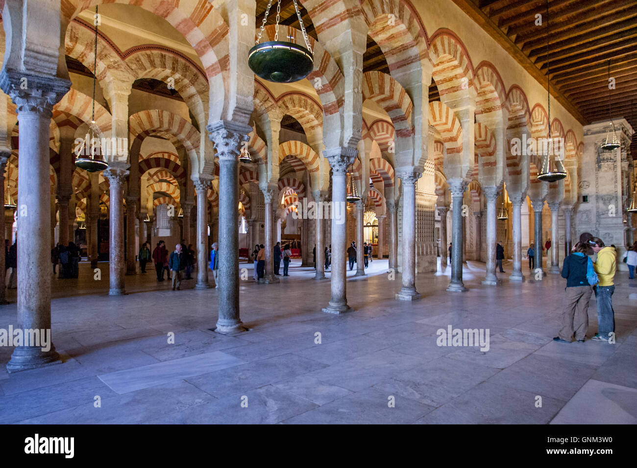 Cordoba oder Cordova, ist eine Stadt von Andalusien, Südspanien, Mezquita de Córdoba (Cordoba Moschee) der emblematischen Stadt der Spanne Stockfoto
